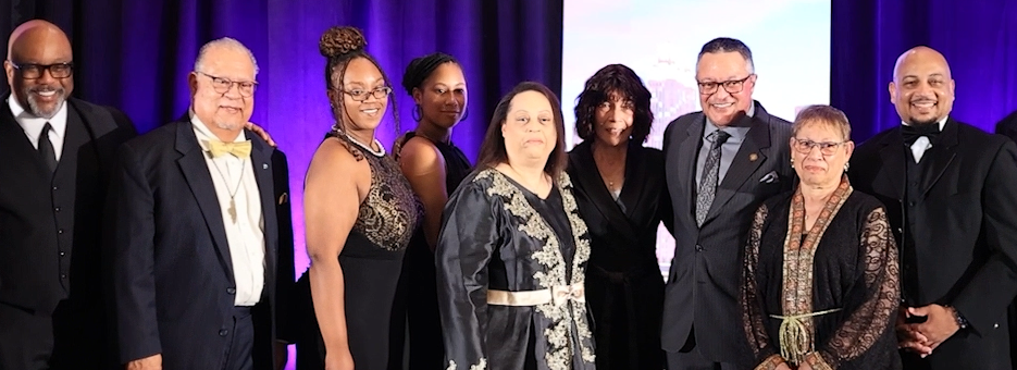ABNC leadership and honorees gathered on stage